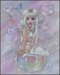 (image for) White Fairy with Bubbles